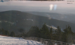 Lysá hora, pohled na východ