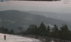 Lysá hora, pohled na východ