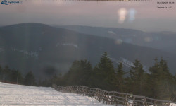 Lysá hora, pohled na východ