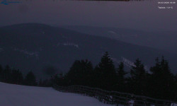 Lysá hora, pohled na východ