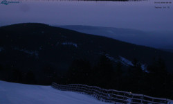 Lysá hora, pohled na východ