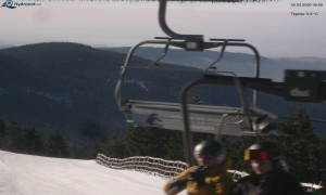Město Rokytnice nad Jizerou - Lysá hora, pohled na východ - 5.3.2026 v 09:15 Město Rokytnice nad Jizerou - Lysá hora, pohled na východ - 5.3.2026 v 09:15