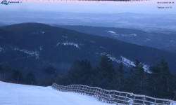 Lysá hora, pohled na východ