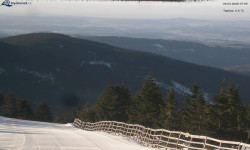 Lysá hora, pohled na východ