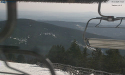 Lysá hora, pohled na východ