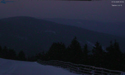 Lysá hora, pohled na východ