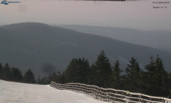 Lysá hora, pohled na východ