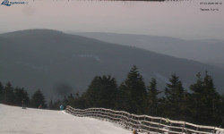 Lysá hora, pohled na východ