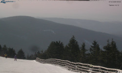 Lysá hora, pohled na východ