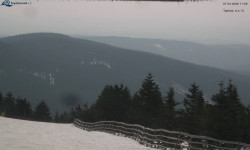 Lysá hora, pohled na východ