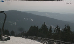 Lysá hora, pohled na východ