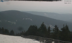 Lysá hora, pohled na východ