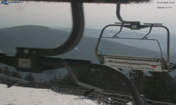 Lysá hora, pohled na východ