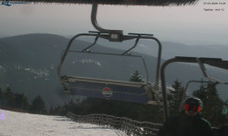 Lysá hora, pohled na východ