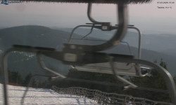 Lysá hora, pohled na východ