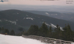 Lysá hora, pohled na východ