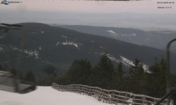 Lysá hora, pohled na východ