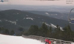 Lysá hora, pohled na východ