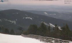 Lysá hora, pohled na východ