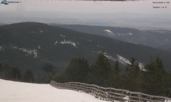 Lysá hora, pohled na východ