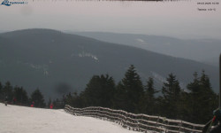 Lysá hora, pohled na východ