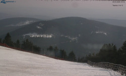 Lysá hora, pohled na východ