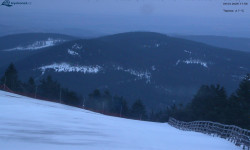 Lysá hora, pohled na východ