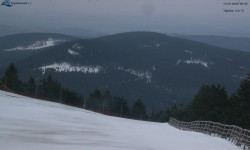 Lysá hora, pohled na východ