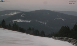 Lysá hora, pohled na východ