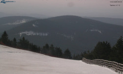 Lysá hora, pohled na východ