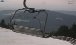 Lysá hora, pohled na východ