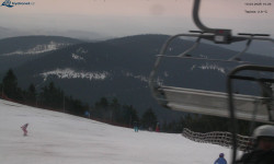 Lysá hora, pohled na východ