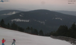 Lysá hora, pohled na východ