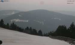 Lysá hora, pohled na východ