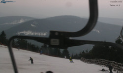 Lysá hora, pohled na východ