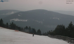 Lysá hora, pohled na východ