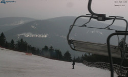 Lysá hora, pohled na východ