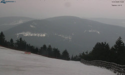 Lysá hora, pohled na východ