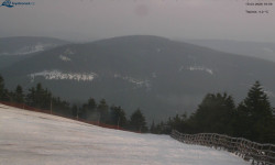 Lysá hora, pohled na východ