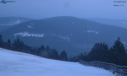 Lysá hora, pohled na východ