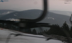 Lysá hora, pohled na východ