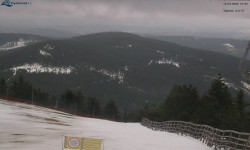 Lysá hora, pohled na východ