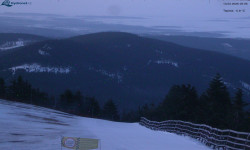 Lysá hora, pohled na východ