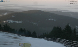 Lysá hora, pohled na východ