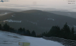 Lysá hora, pohled na východ