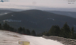 Lysá hora, pohled na východ