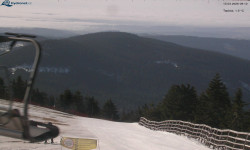 Lysá hora, pohled na východ