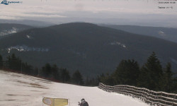 Lysá hora, pohled na východ