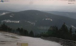 Lysá hora, pohled na východ