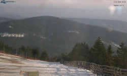 Lysá hora, pohled na východ